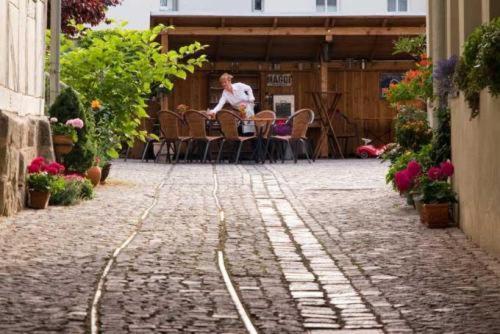 Hotel Pension St Nikolai Кведлинбург Экстерьер фото