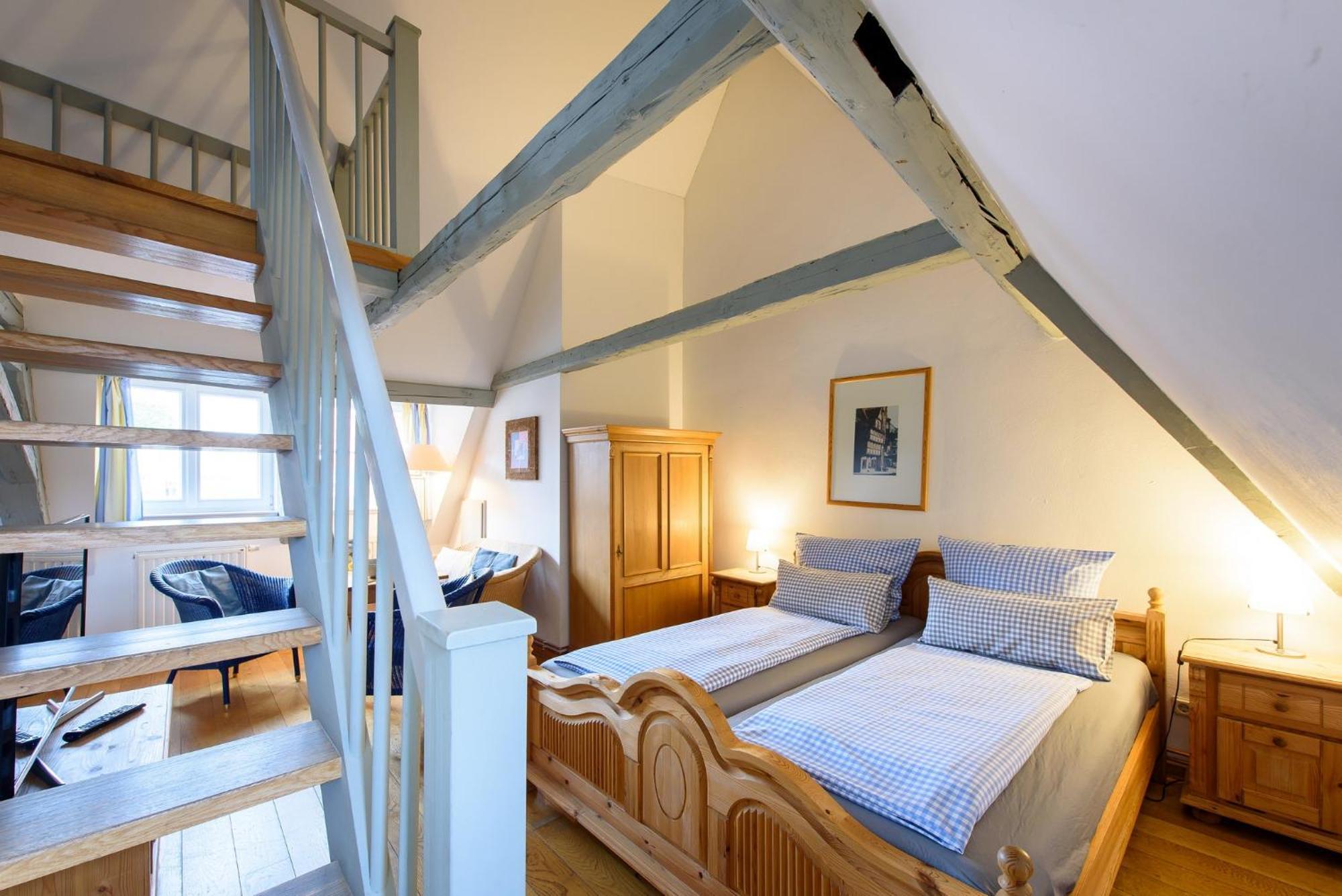 Hotel Pension St Nikolai Кведлинбург Экстерьер фото