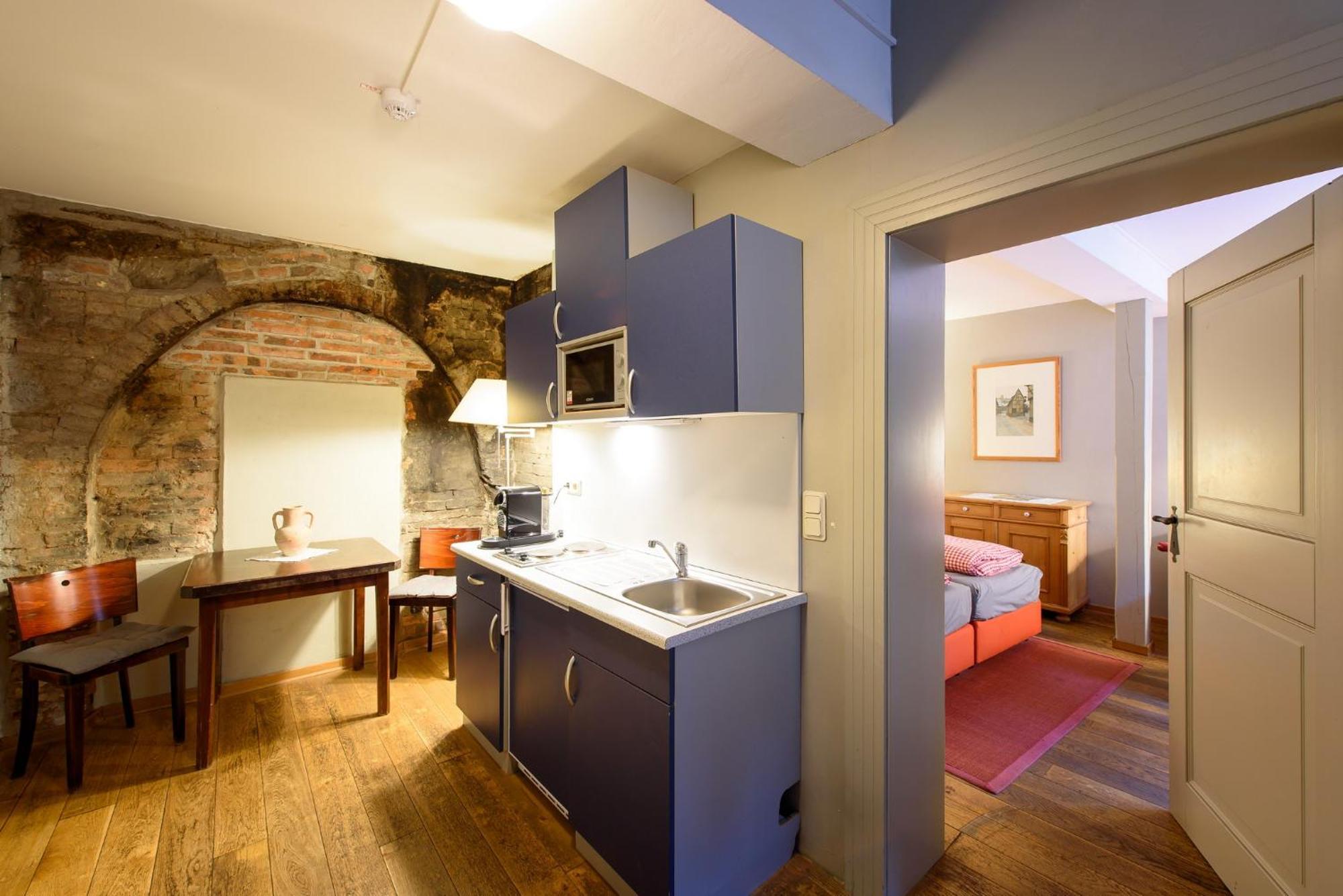 Hotel Pension St Nikolai Кведлинбург Экстерьер фото